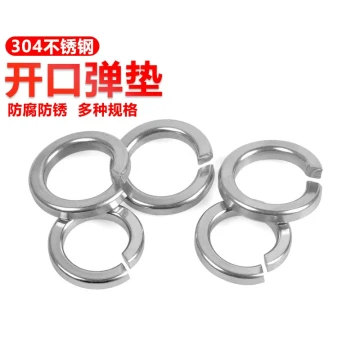 304 Stainless Steel Spring Washers / 316 Belleville Washers / 201 Spring Shims / Fastener Washers M2 M2.5 M3 M4-M36