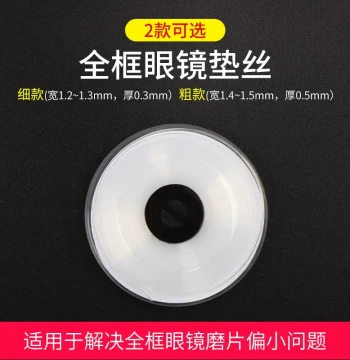 Full-Rim Eyeglass Frame Wire Gaskets - Lens Padding Strips Available in Various Thicknesses for Glasses Repair