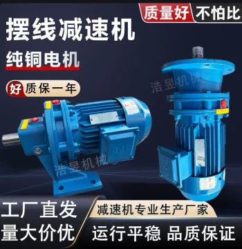 Changzhou BWD Horizontal Cycloidal Pinwheel Reducer National Standard Copper Core BLD Vertical Reducer Integrated Motor 380V