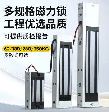 Magnetic Lock Access Control System 60/180/280KG Single/Double Door Surface or Flush Mount with Feedback Electronic Lock