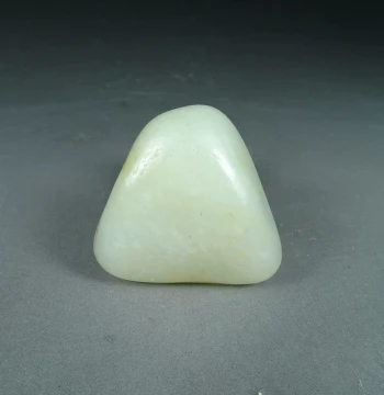 Xinjiang Hetian Jade Seed Material Raw Stone 22.7g Natural Freeform Original Seed White Jade Pendant C71