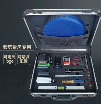 Renovation and Home Inspection Tool Kit for Designers and Supervisors, Includes Measuring Box and Level Ruler