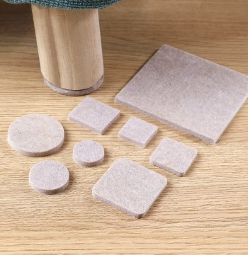 Jujiajia Felt Chair Silent Foot Pads, Round and Square Furniture Wear-Resistant Protective Pads, Non-Slip Pads for Table, Chair, and Stool Legs