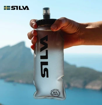 Swedish SILVA SOFT FLASK – New Portable Soft Water Bottle with Straw for Outdoor Running and Trail Sports