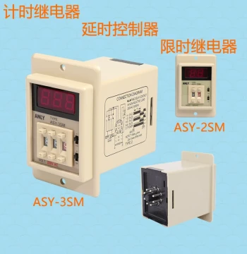 ASY-3SM Time Relay ANLY-2SM Timer 999 Delay Unit 220V Multi-Period Setting 24V Seconds S An