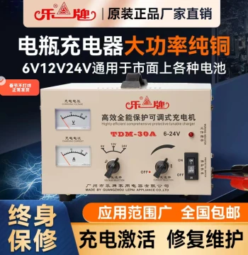 Le Brand Car Battery Charger 12V/24V, High-Power Pure Copper Smart Repair Charger for Trucks and Boats