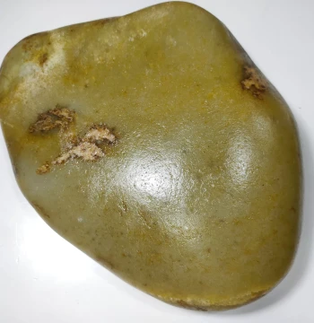 3113g Natural Hetian Jade Seed Stone from Xinjiang with Gold-Flecked Skin, Large Raw Material for Bracelets, Yellow-Infiltrated Seed Jade