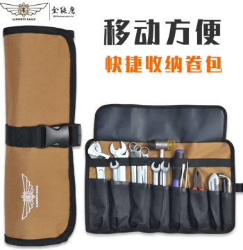 Multi-Function Roll-Up Tool Bag, Portable Storage Tool Pouch, Thickened Oxford Cloth Electrician Bag, Creative Hand-Carry Design