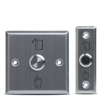 Stainless Steel Access Control Switch Metal Switch 86 Box Switch Long Exit Switch Access Control Exit Button
