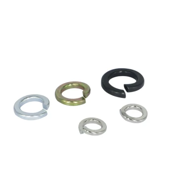 GB93 Galvanized Spring Washer Shim, Manganese Steel Metal Round Spacer M2 M2.5 M3 M4 M5 M6 M8-M36