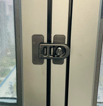Window Lock Latch for Sliding Doors and Screens - Child Safety Lock for Aluminum Alloy Windows