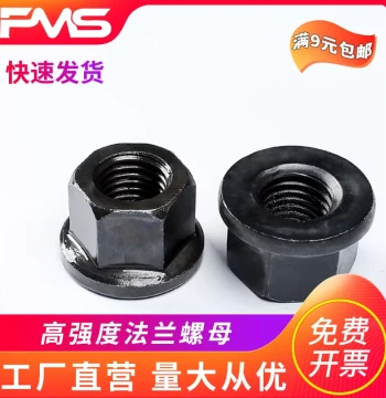 Heat-Treated Hex Flange Nuts with Integrated Washer M10 M12 M14 M16 M18 M20 M22 M24 M30 M36