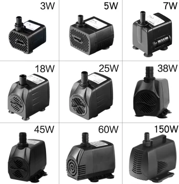 Artificial Rockery Bonsai Fish Tank Water Pump, Fountain Pool Circulation Mini Submersible Pump, Silent Flow Filtration 220V
