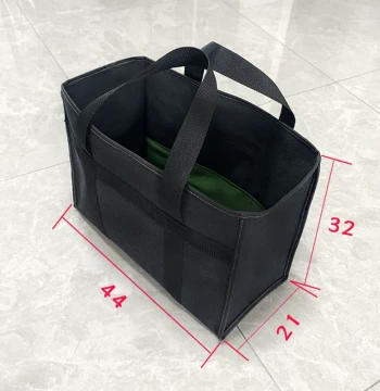 Thickened Canvas Handheld Tool Bag for Electricians and Auto Repair, Wear-Resistant Hardware Parts Organizer