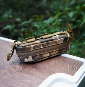 Hanging Buckle Glasses Case Protective Cover, Pressure-resistant Portable Glasses Bag, Sunglasses Tactical Outdoor Glasses Box for Men and Women