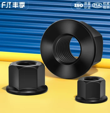 Tall Flange Face Nuts with Integrated Washer Hex Thick Nuts for Mold Clamping Plates M10 M12 M16 M20 M22-M30