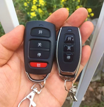 Waterproof Cloning Garage Door Rolling Door Electric Shutter Door Retractable Door Barrier Universal Remote Key 433