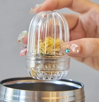 Flower Tea Ball Infuser, Home Brewing Tool, Tea-Water Separator Filter, Tea Storage Ball for Thermos Cup
