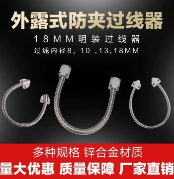 Baijia Metal Surface-Mount Wire Protector for Access Control, Electric Lock Conduit and Cable Guard