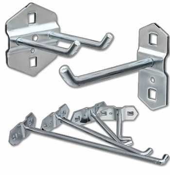 Square Hole Pegboard Hardware Tool Display Rack with Hooks, Wall-Mounted Screwdriver Holder, Heavy-Duty Shelving
