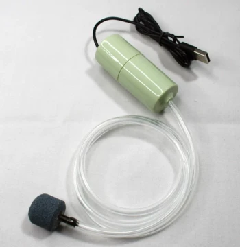 Aquarium USB Aeration Pump, Home Fish Tank Oxygen Pump, Quiet Aerating Pump, Fishing Oxygen Pump, Small Oxygenator