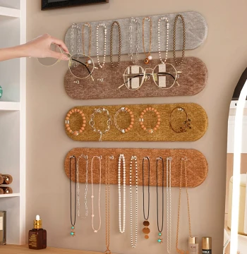 Jewelry Felt Board Storage Wall Decoration Necklace Bracelet Earring Display Rack Wall-Mounted Multi-Function Photo Wall Hanger
