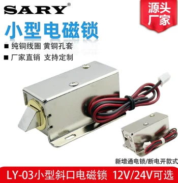 LY03 Electromagnetic Lock Small Electronic Control Lock Waterproof Cabinet Door Lock Electronic Lock Access Control Lock Magnetic Lock 12V 24V Electric Strike Lock
