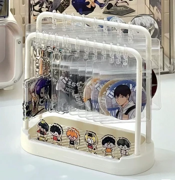 Stylish Merchandise Display Rack - Ins Style Mini Badge Stand, Minimalist Desktop Jewelry Organizer