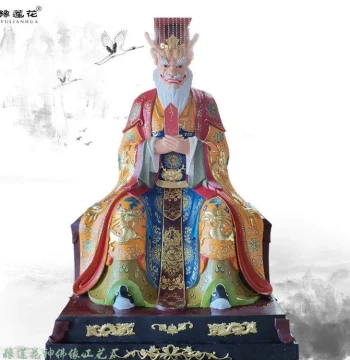 Dragon King Deity Image Controlling Wind and Rain Master of Four Seas Ensuring Favorable Weather Five Sea Dragon Kings Dragon King and Dragon Mother Deity Images