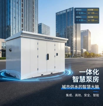 Secondary Booster Box-type Water Supply Pump Station: Fully Automatic Smart Irrigation Pump Room, Outdoor Integrated Smart Pump House