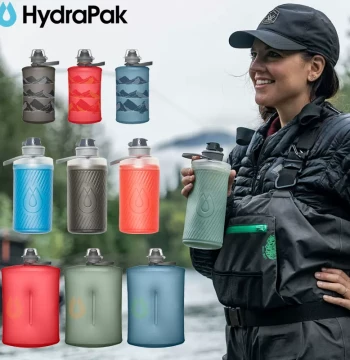 USA Hydrapak Outdoor Sports Water Storage Portable Camping Hiking Off-Road Mountaineering Foldable Soft Water Bottle Bladder