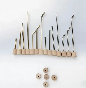 Pegboard Converter Plug Matchstick Wooden Stick 15mm to 5mm Converter Plug Jewelry Display Rack Hook