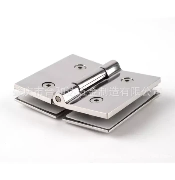 180° Arc-Bottom Interior-Opening Bathroom Clamp – 304 Stainless Steel Shower Enclosure Hinge and Glass Door Hinge for Bathroom Use