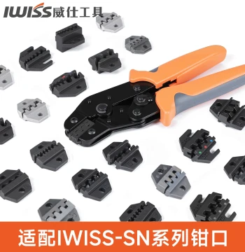 IWISS SN Series Crimping Tool Dies, Interchangeable Jaws and Modules for Terminals