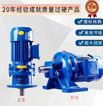 Cycloidal Pinwheel Reducer - Cycloidal Speed Reducer, Small Vertical Reducer with 380V Copper Core Motor