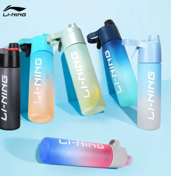 Li-Ning Sports Spray Water Bottle, Summer Kids' School Water Bottle, Running & Fitness High-Value Tumbler