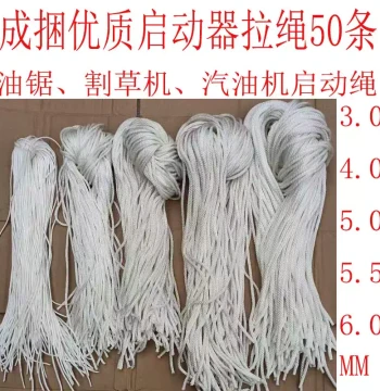 Gasoline Lawn Mower Chain Saw Recoil Starter Pull Cord Grass Trimmer Generator Manual Logging Micro-tiller Ignition Pull Line