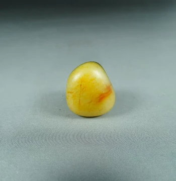 Xinjiang Hetian Jade Seed Material Raw Stone 6.3g Natural Black and White Distinctive Blue-and-White Jade Pendant R