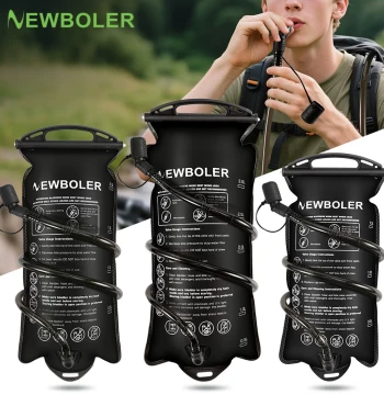 NEWBOLER Outdoor Hydration Bladder Portable Trail Running Water Bag Hiking Trekking Backpack Water Bag Running Sports Soft Water Bladder