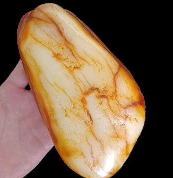 1066g Hetian Jade White Seed Material Rough Stone, Mutton White Fine and Oily Texture, Carving Material