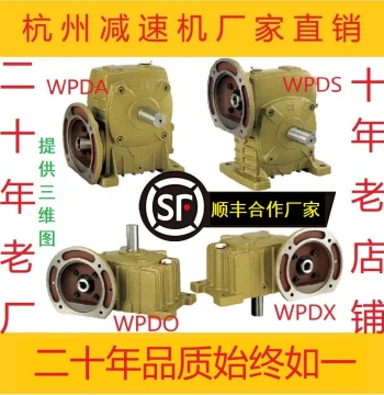 Worm Gear Reducer WPDA/WPDS/WPDO/WPDX Iron Case WP Turbine Small Gearbox