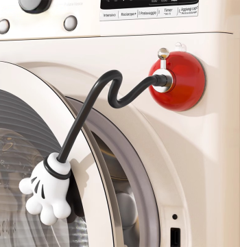 Front-Load Washing Machine Suction Cup Door Support Rod, Ventilation, Anti-Mold, Odor Prevention, Home Anti-Collision Fixed Device, Telescopic Limiter