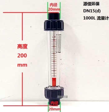 PVC Flow Meter LZS Plastic Rotor Float Pipeline Flow Meter: Precise, Thickened, Corrosion-Resistant for Liquid Water Flow