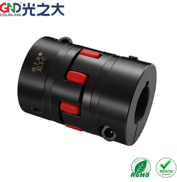 Guangzhi Da 45# Steel Coupling XL3-C Clamping Keyway High-Torque Spider Shaft Connector with Star Elastic Element