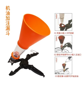 Oil Filling Funnel with Adjustable Interface