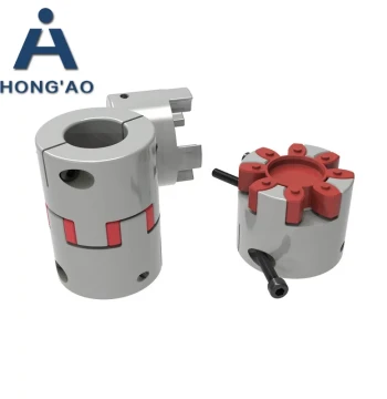 Clamping Jaw Coupling, Star Ball Screw Encoder, Elastic High-Torque Shaft Coupling for Servo Motor with Keyway