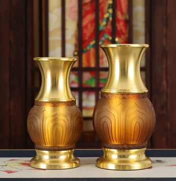 Glazed Lotus Lamp, Home Incense Burner, Buddhist Offering Lamp, Fruit Tray, Offering Plate, Holy Water Cup, Buddhist Ritual Supplies
