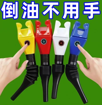 Square Thickened Snap-Lock Funnel for Hands-Free Oil Pouring
