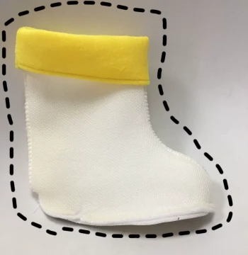 Children's Rain Boot Liners - Detachable Thickened Fleece Inner Lining for All-Season Warmth