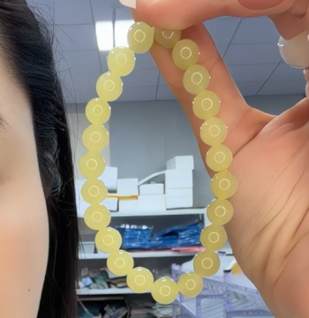 [Sister Xuan Exclusive] Yellow Mouth Round Bead Bracelet